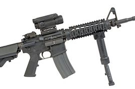 An M4 carbine, similar to the one stolen from the FBI agent